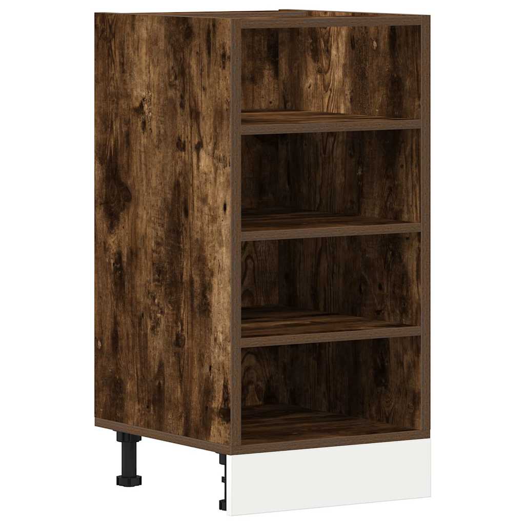 Onderkast Riga 40x44,5x81,5 cm bewerkt hout gerookt eikenkleurig is nu te koop bij PeponiXL, paradijselijk wonen!