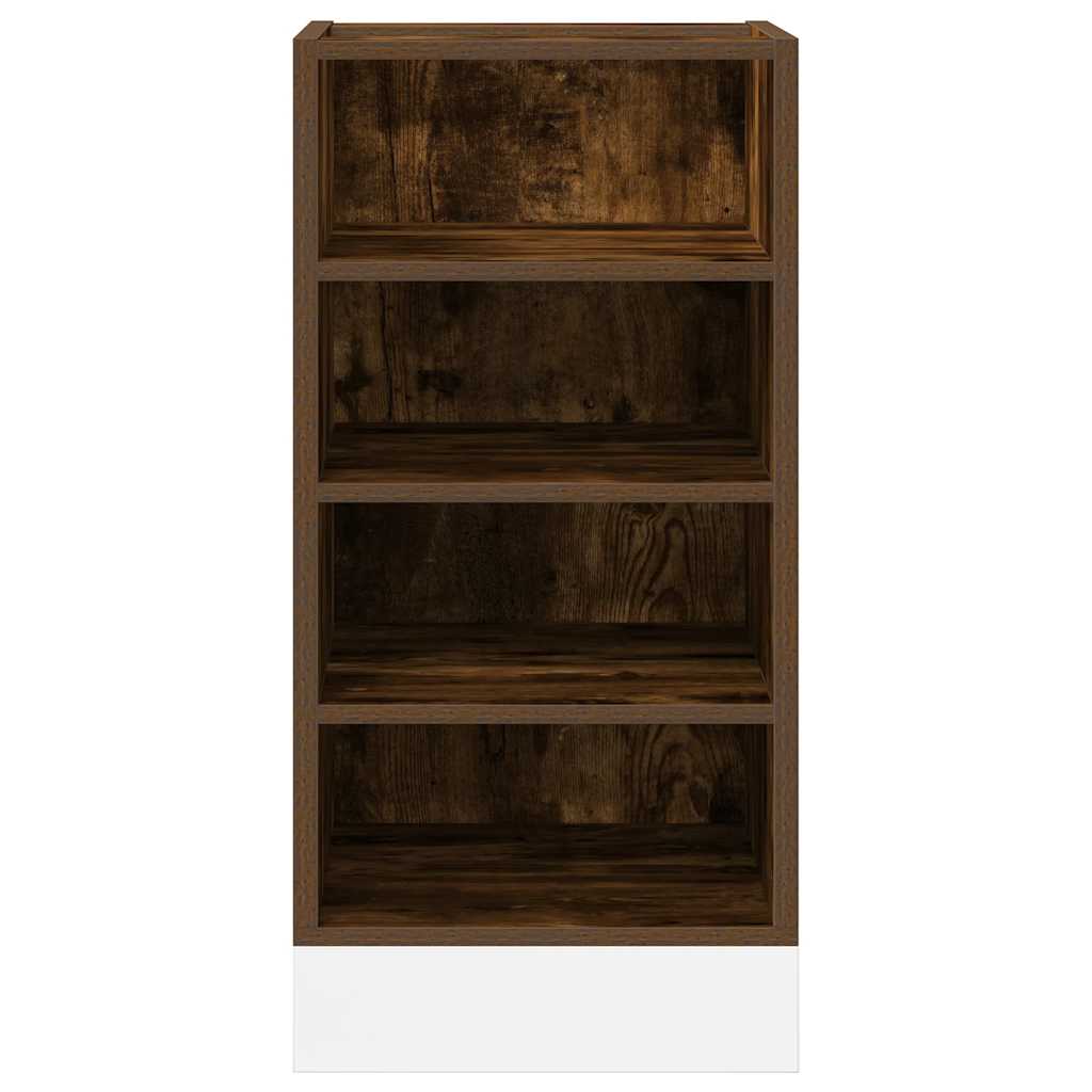 Onderkast Riga 40x44,5x81,5 cm bewerkt hout gerookt eikenkleurig is nu te koop bij PeponiXL, paradijselijk wonen!