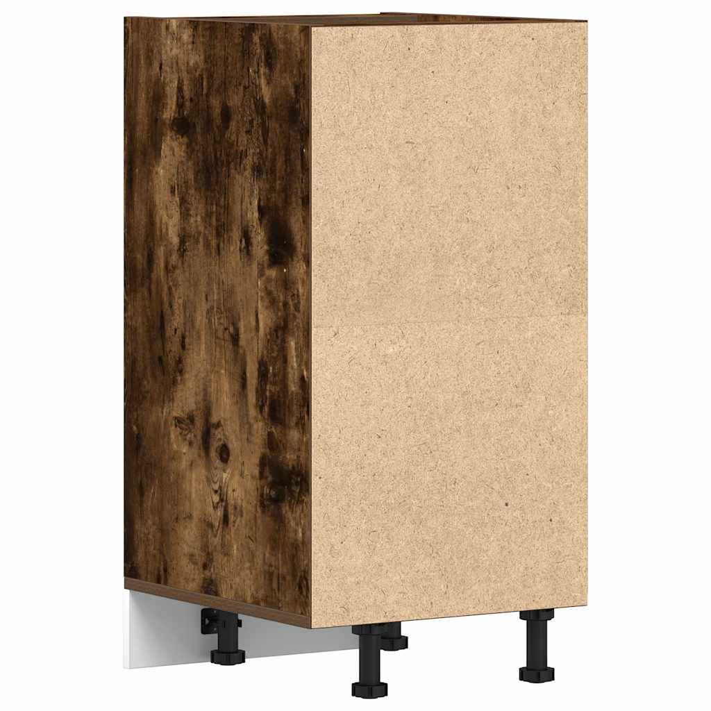 Onderkast Riga 40x44,5x81,5 cm bewerkt hout gerookt eikenkleurig is nu te koop bij PeponiXL, paradijselijk wonen!