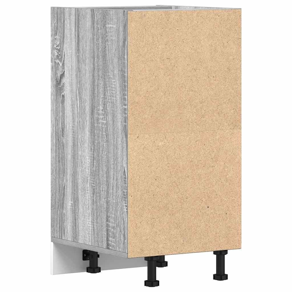 Onderkast Riga 40x44,5x81,5 cm bewerkt hout grijs sonoma eikenkleur is nu te koop bij PeponiXL, paradijselijk wonen!