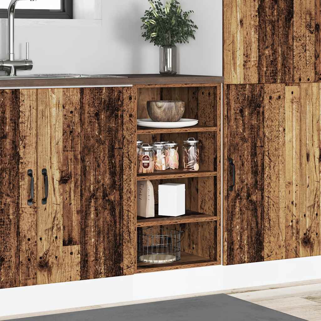 Onderkast Riga 40x44,5x81,5 cm bewerkt hout oud houtkleurig is nu te koop bij PeponiXL, paradijselijk wonen!