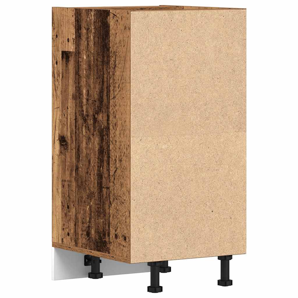 Onderkast Riga 40x44,5x81,5 cm bewerkt hout oud houtkleurig is nu te koop bij PeponiXL, paradijselijk wonen!
