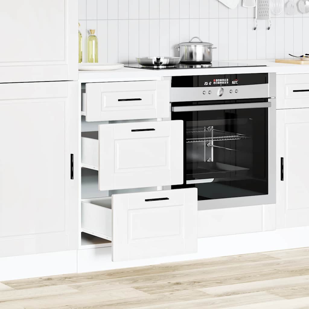 Onderkast Porto bewerkt hout wit is nu te koop bij PeponiXL, paradijselijk wonen!