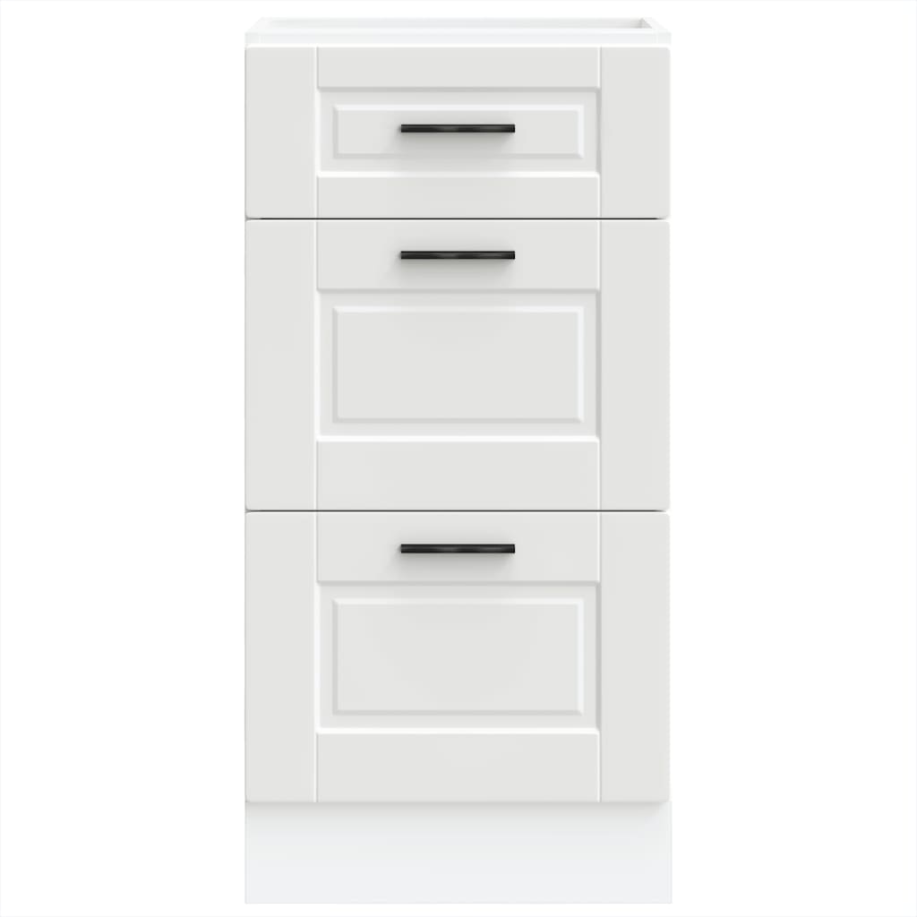 Onderkast Porto bewerkt hout wit is nu te koop bij PeponiXL, paradijselijk wonen!