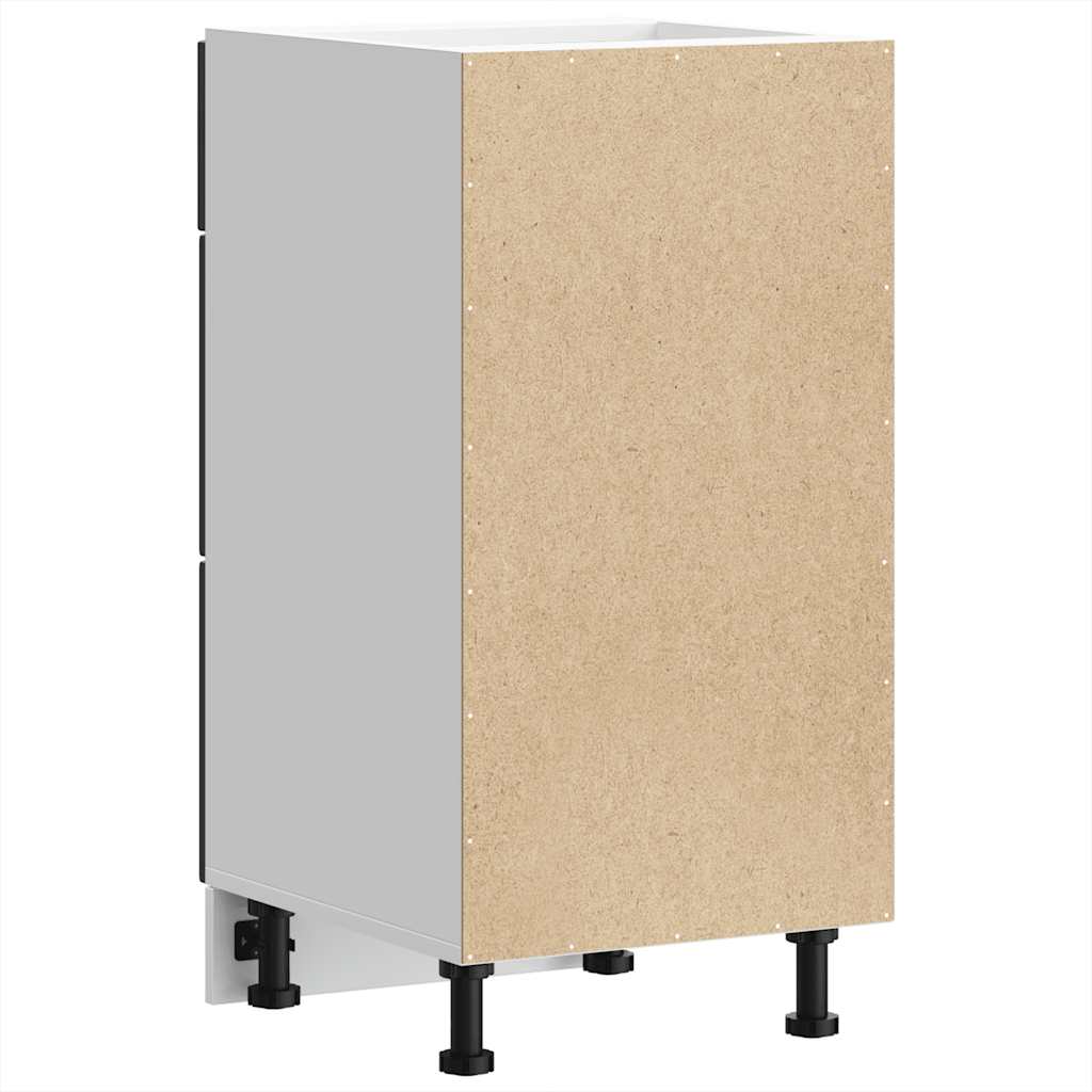 Onderkast "Porto" Zwart Bewerkt Hout is nu te koop bij PeponiXL, paradijselijk wonen!