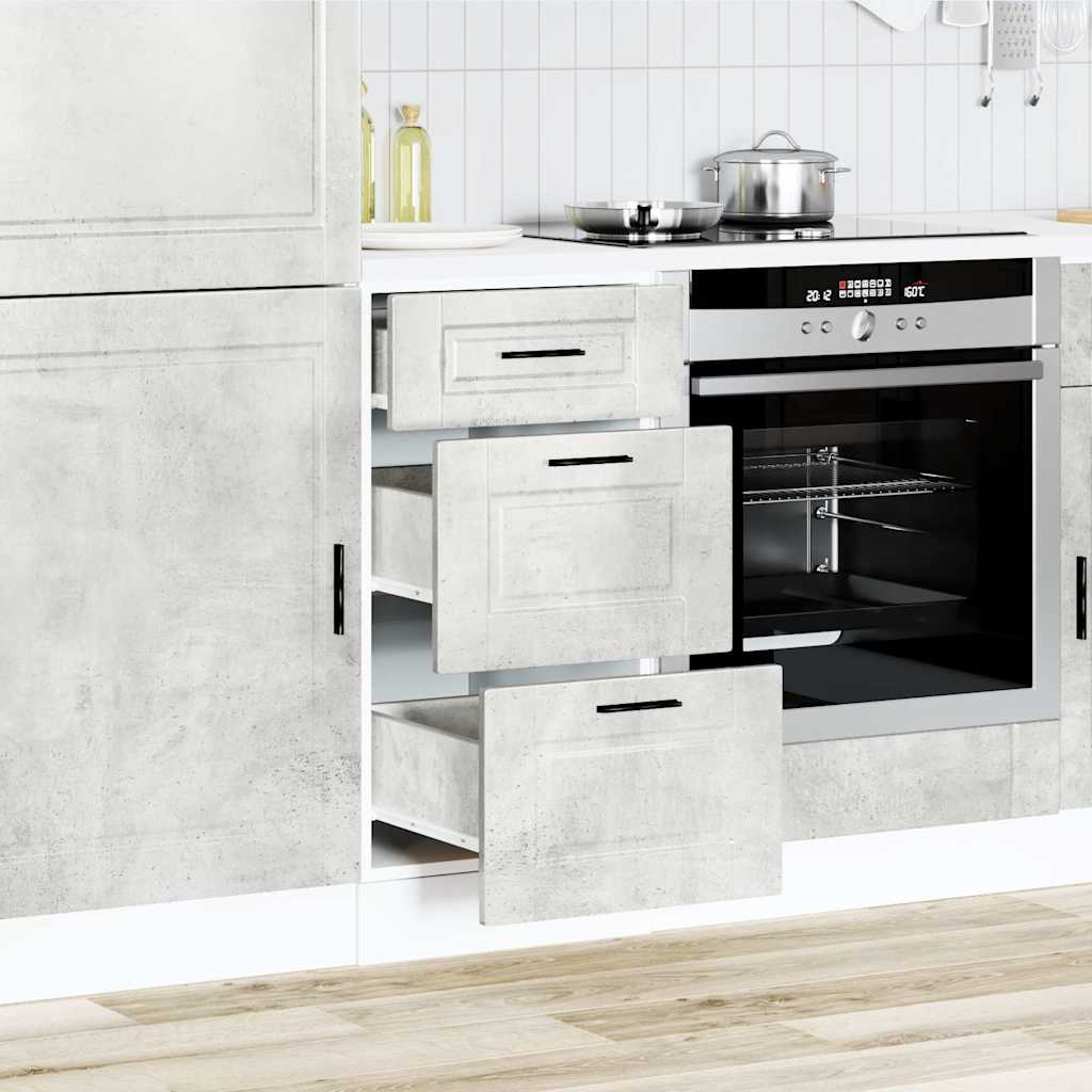 Onderkast Porto bewerkt hout betongrijs is nu te koop bij PeponiXL, paradijselijk wonen!