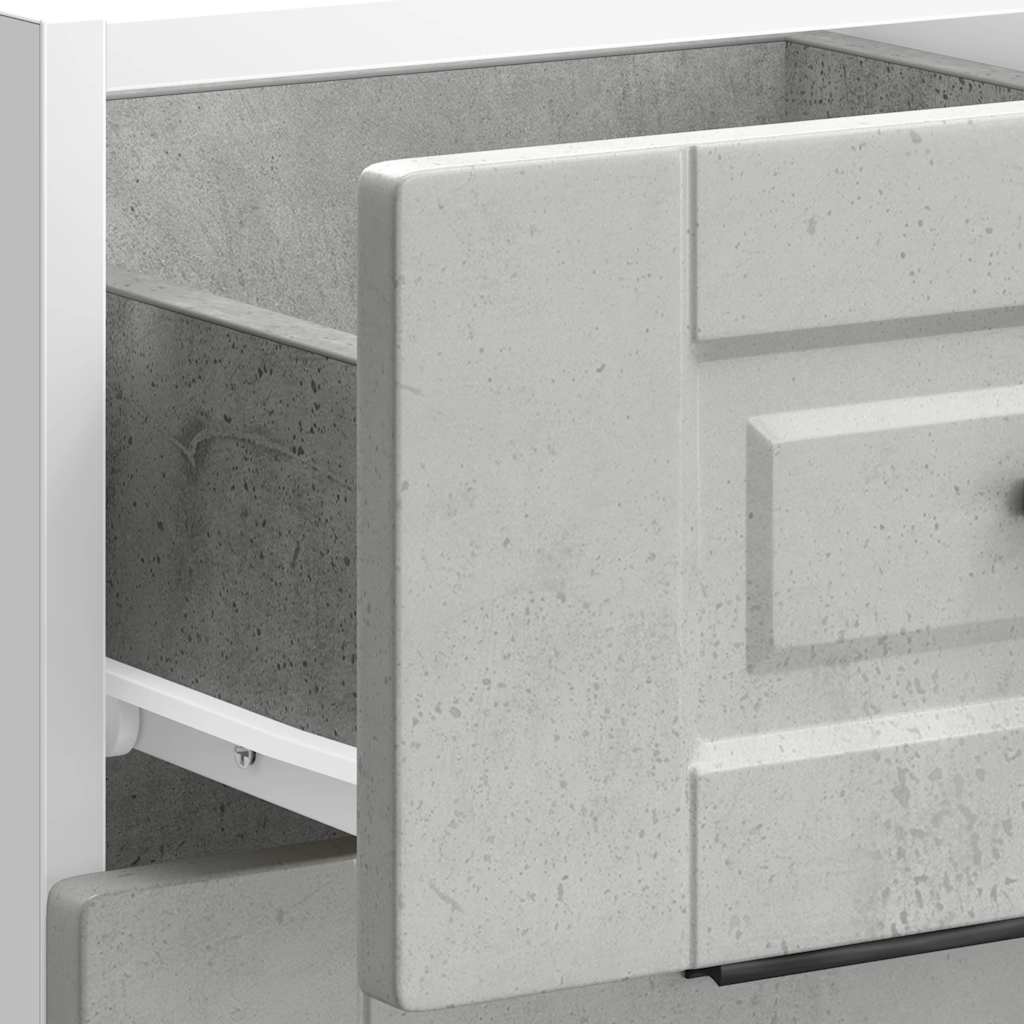 Onderkast Porto bewerkt hout betongrijs is nu te koop bij PeponiXL, paradijselijk wonen!