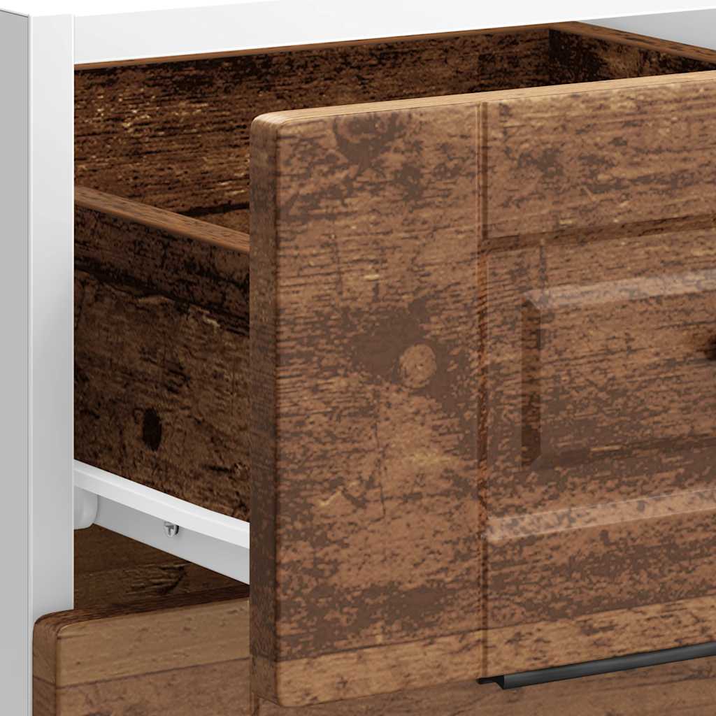 Onderkast Porto bewerkt hout oud houtkleurig is nu te koop bij PeponiXL, paradijselijk wonen!