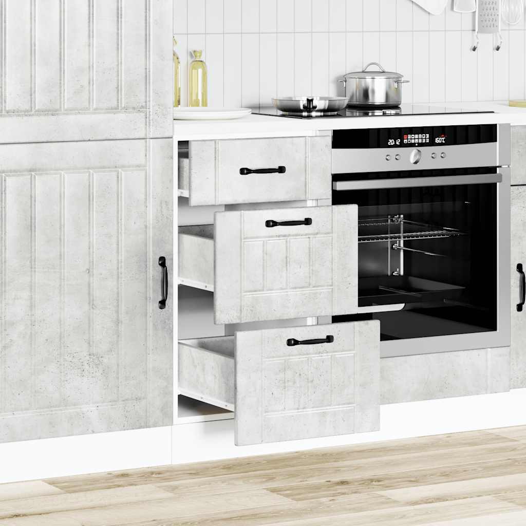 Onderkast Lucca bewerkt hout betongrijs is nu te koop bij PeponiXL, paradijselijk wonen!