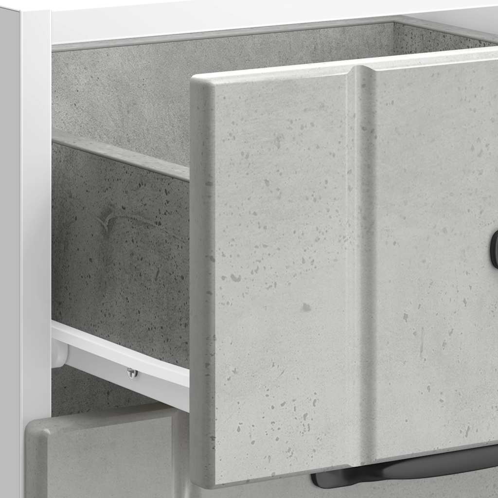 Onderkast Lucca bewerkt hout betongrijs is nu te koop bij PeponiXL, paradijselijk wonen!