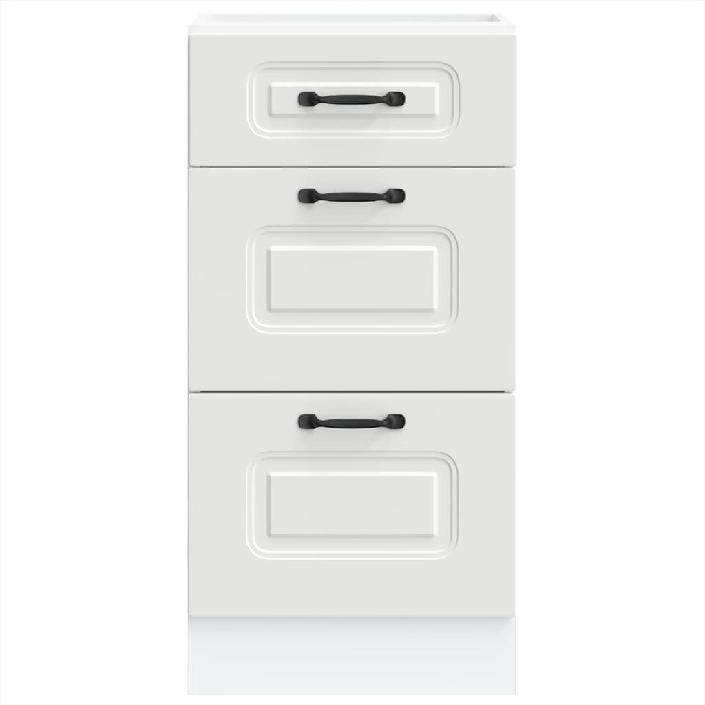 Onderkast Kalmar bewerkt hout wit is nu te koop bij PeponiXL, paradijselijk wonen!