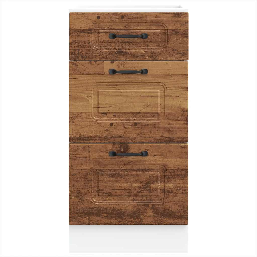Onderkast Kalmar bewerkt hout oud houtkleurig is nu te koop bij PeponiXL, paradijselijk wonen!