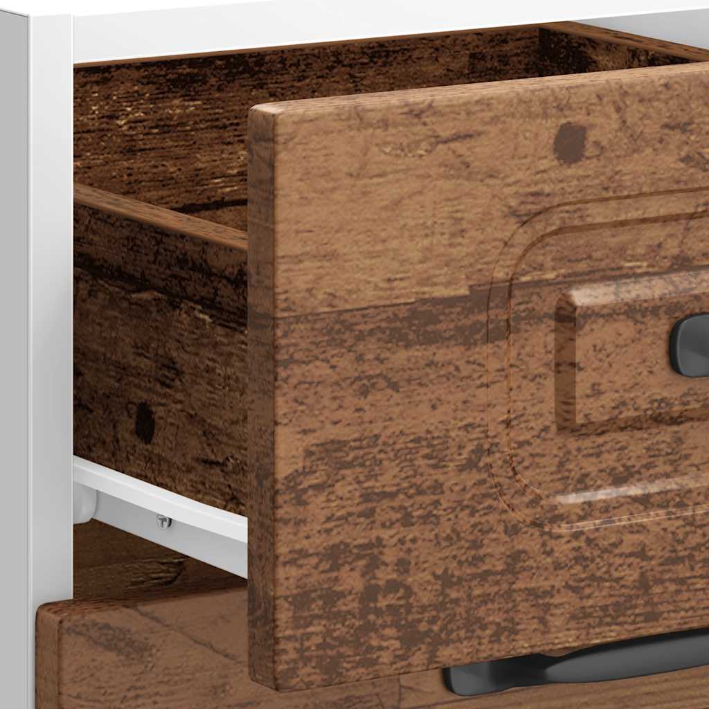 Onderkast Kalmar bewerkt hout oud houtkleurig is nu te koop bij PeponiXL, paradijselijk wonen!