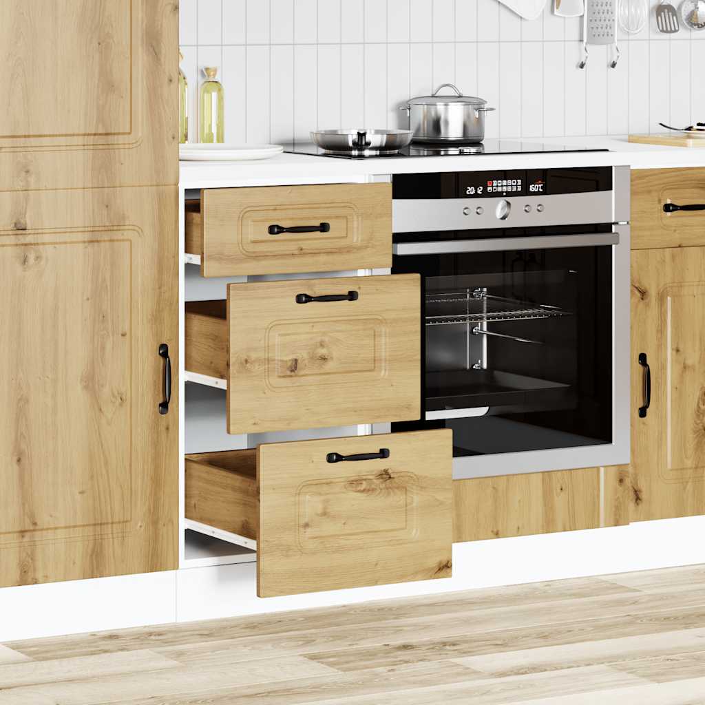 Onderkast Kalmar bewerkt hout artisanaal eikenkleur is nu te koop bij PeponiXL, paradijselijk wonen!