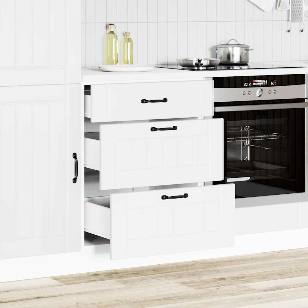 Onderkast Lucca bewerkt hout wit is nu te koop bij PeponiXL, paradijselijk wonen!