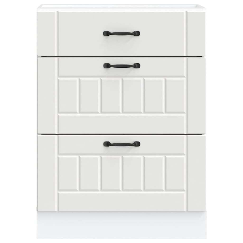 Onderkast Lucca bewerkt hout wit is nu te koop bij PeponiXL, paradijselijk wonen!