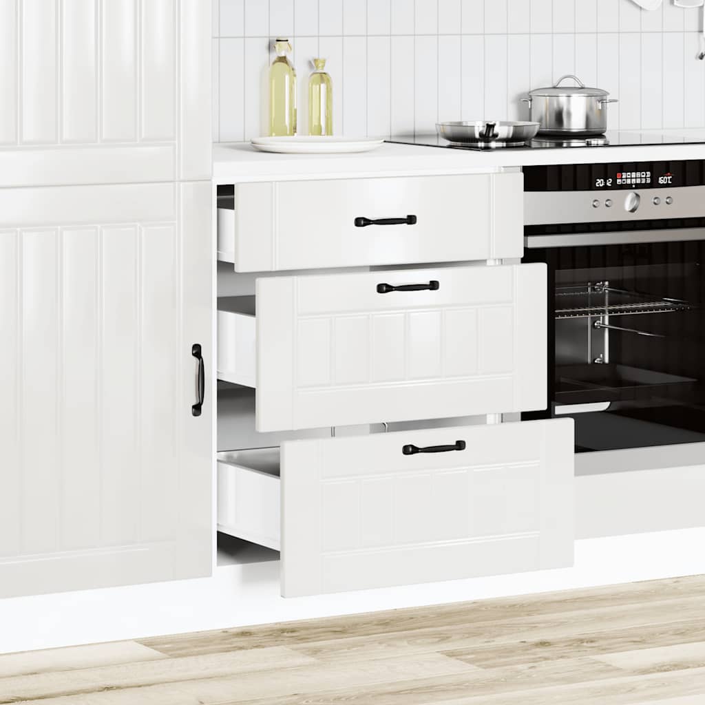 Onderkast "Lucca" Hoogglans Wit Bewerkt Hout is nu te koop bij PeponiXL, paradijselijk wonen!