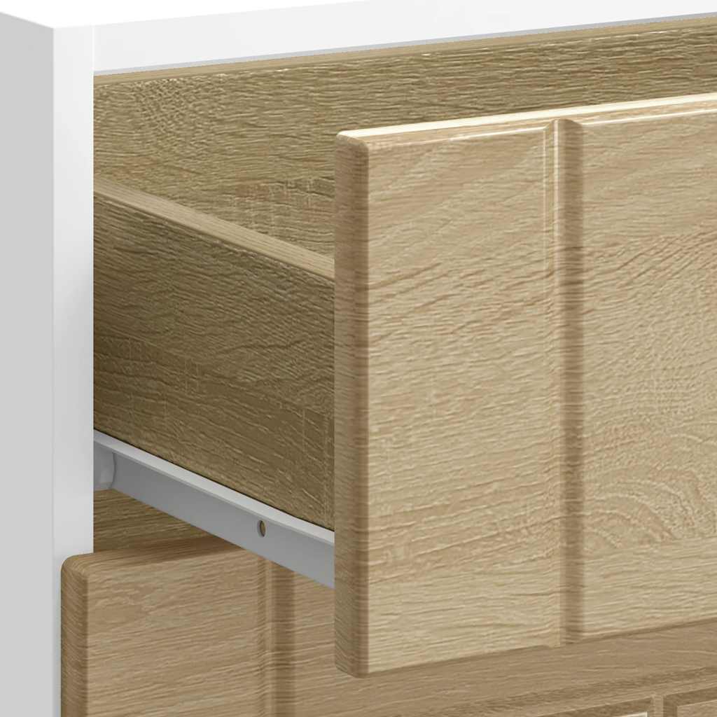 Onderkast Lucca bewerkt hout sonoma eikenkleurig is nu te koop bij PeponiXL, paradijselijk wonen!