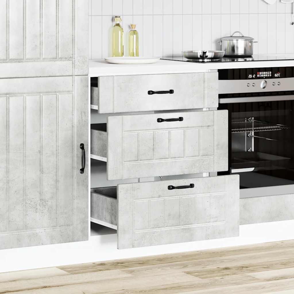 Onderkast Lucca bewerkt hout betongrijs is nu te koop bij PeponiXL, paradijselijk wonen!