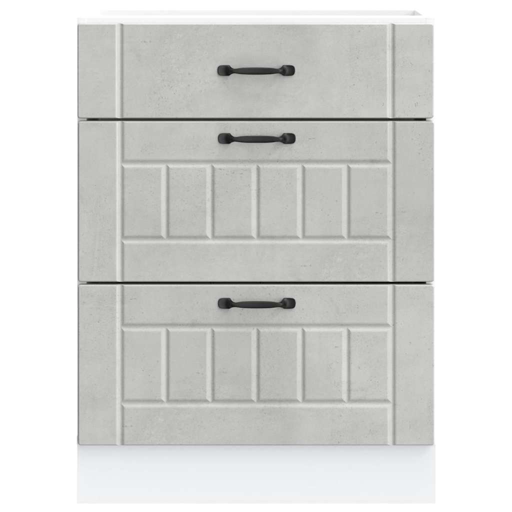 Onderkast Lucca bewerkt hout betongrijs is nu te koop bij PeponiXL, paradijselijk wonen!