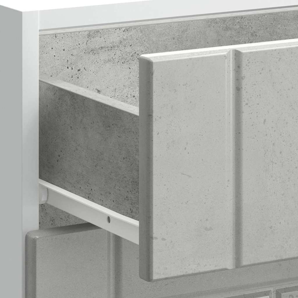 Onderkast Lucca bewerkt hout betongrijs is nu te koop bij PeponiXL, paradijselijk wonen!
