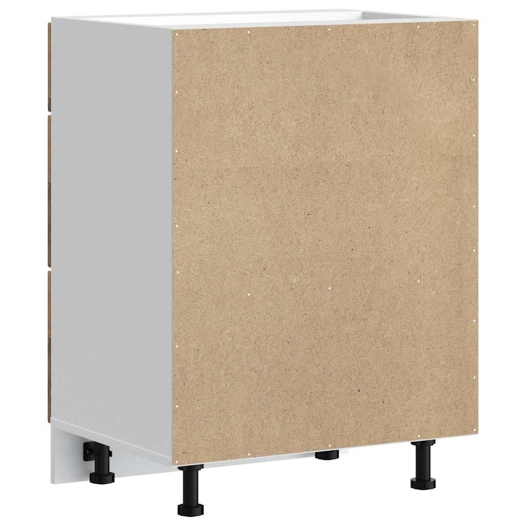 Onderkast Lucca bewerkt hout oud houtkleurig is nu te koop bij PeponiXL, paradijselijk wonen!