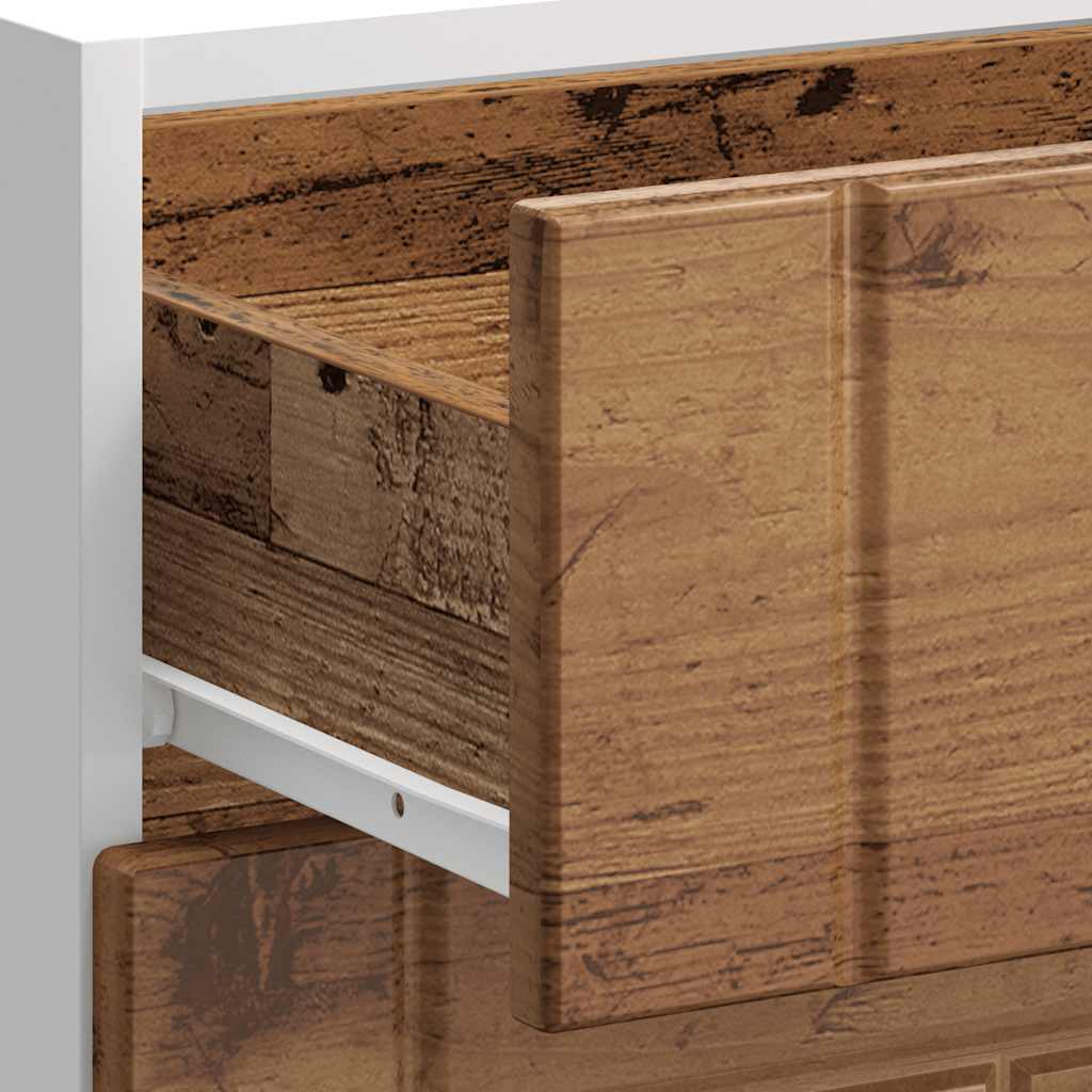 Onderkast Lucca bewerkt hout oud houtkleurig is nu te koop bij PeponiXL, paradijselijk wonen!