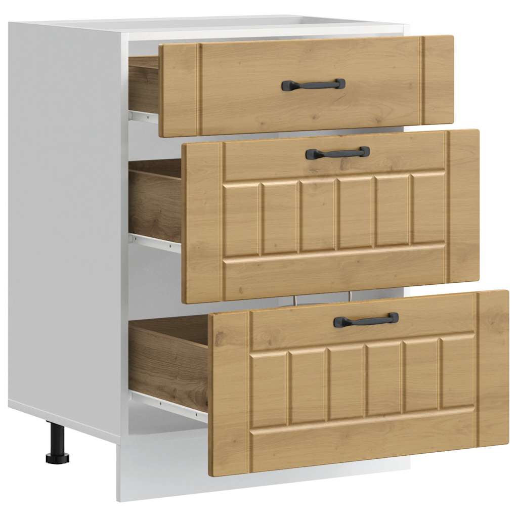 Onderkast Lucca bewerkt hout artisanaal eikenkleur is nu te koop bij PeponiXL, paradijselijk wonen!