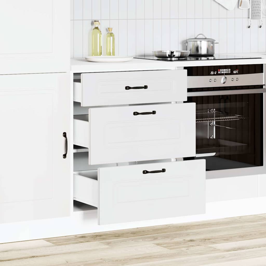 Onderkast Kalmar bewerkt hout wit is nu te koop bij PeponiXL, paradijselijk wonen!