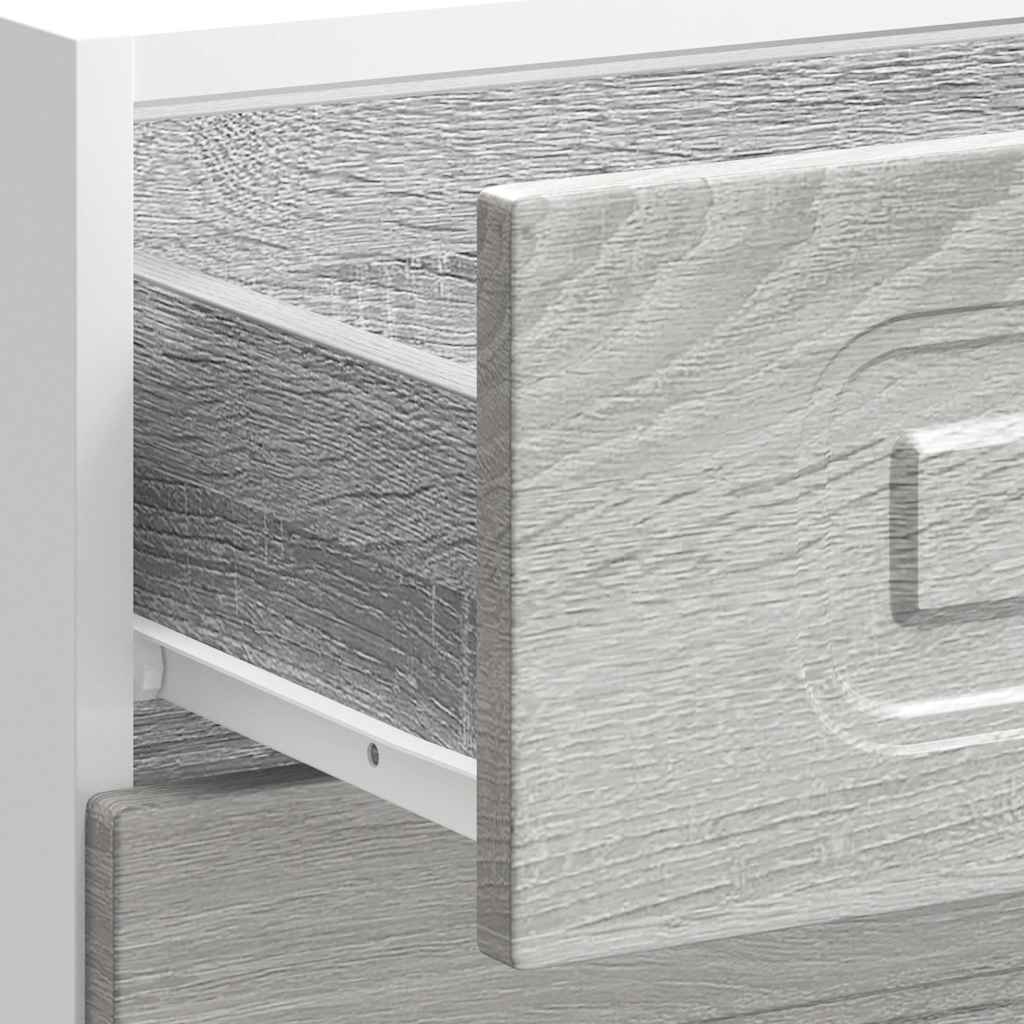Onderkast Kalmar bewerkt hout grijs sonoma eiken is nu te koop bij PeponiXL, paradijselijk wonen!