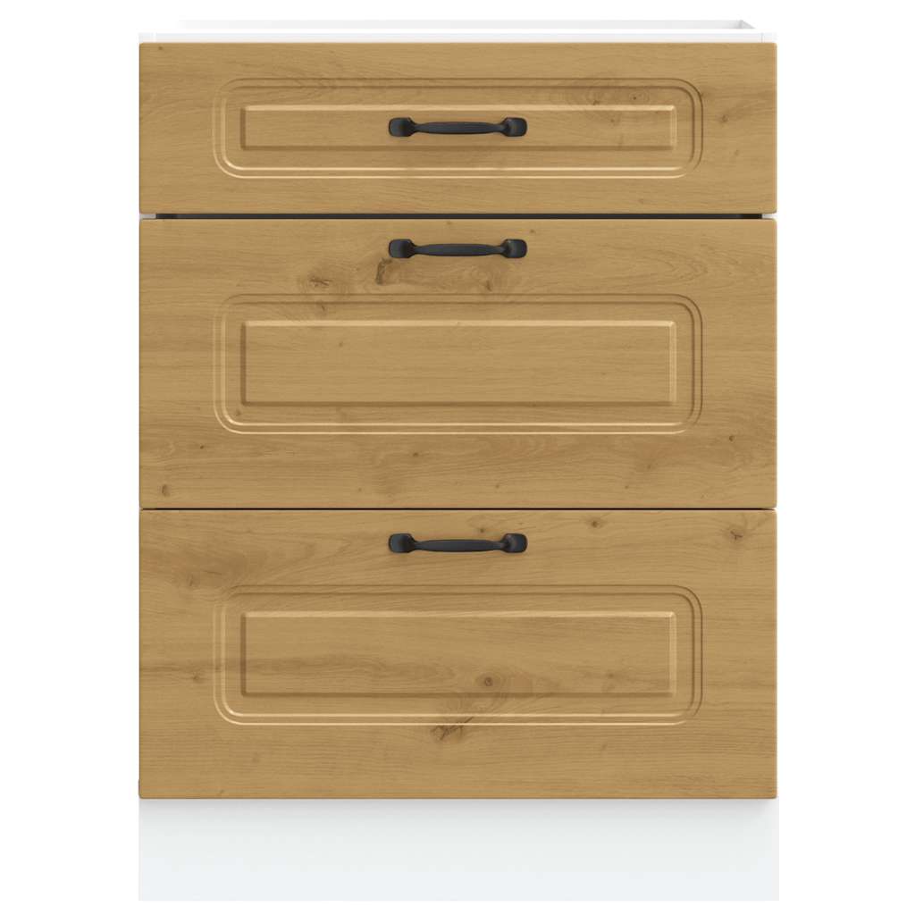 Onderkast Kalmar bewerkt hout artisanaal eikenkleur is nu te koop bij PeponiXL, paradijselijk wonen!