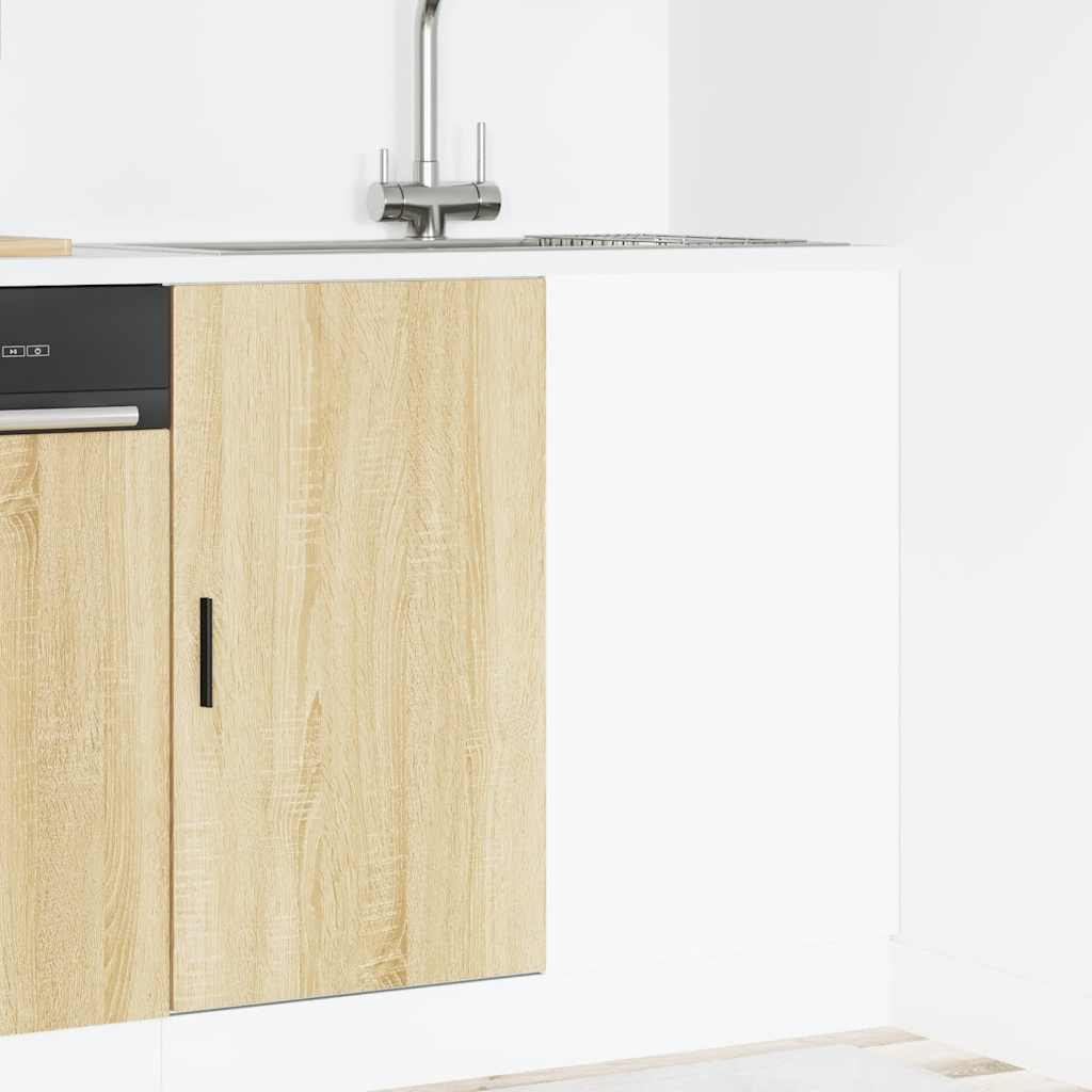 Onderkast Lyon bewerkt hout sonoma eikenkleurig is nu te koop bij PeponiXL, paradijselijk wonen!