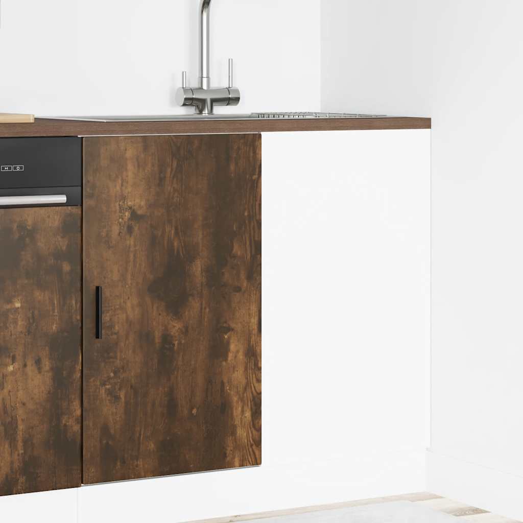 Onderkast Lyon bewerkt hout gerookt eikenkleurig is nu te koop bij PeponiXL, paradijselijk wonen!