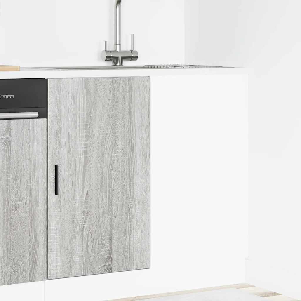 Onderkast Lyon bewerkt hout grijs sonoma eikenkleurig is nu te koop bij PeponiXL, paradijselijk wonen!