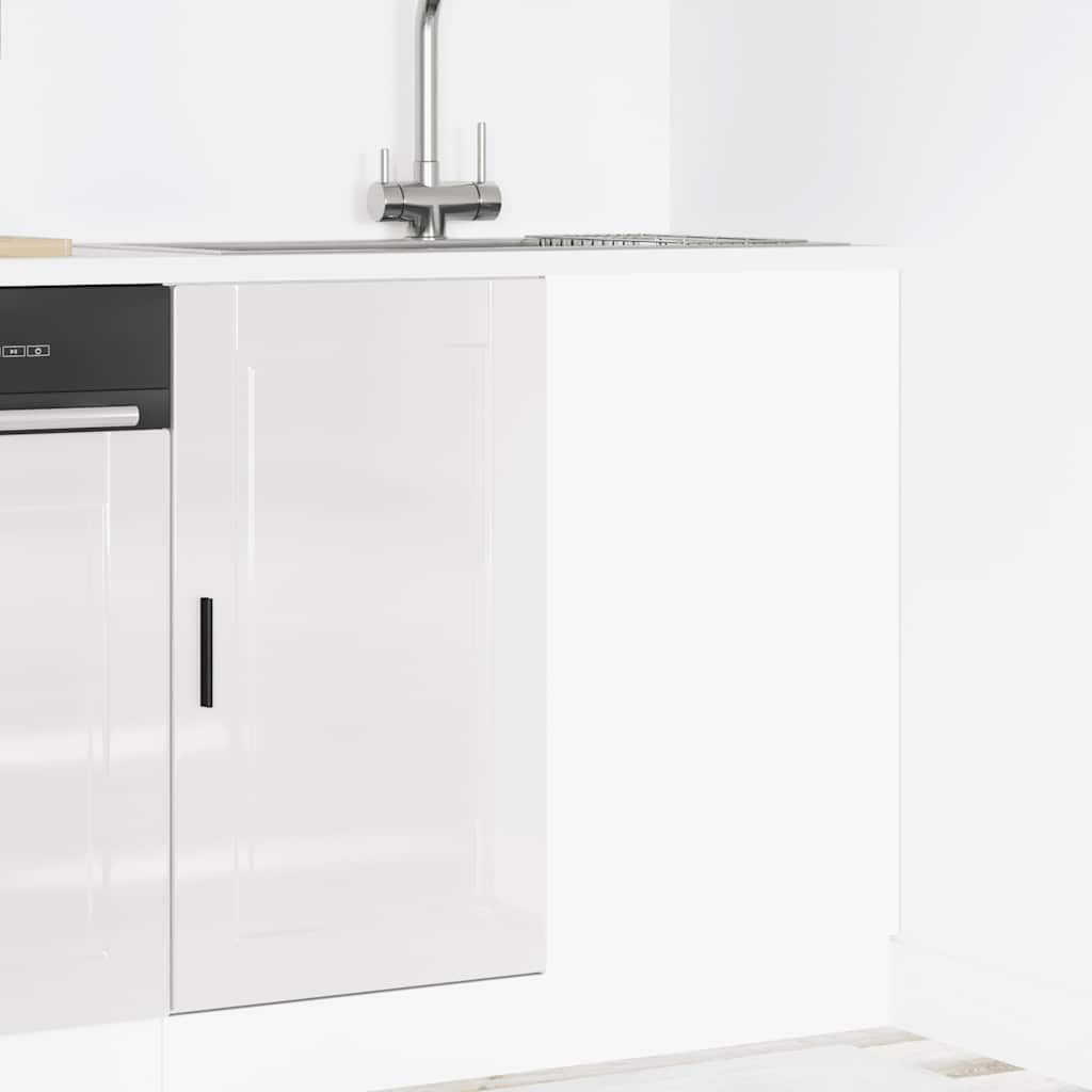 Onderkast "Porto" Hoogglans Wit Bewerkt Hout is nu te koop bij PeponiXL, paradijselijk wonen!