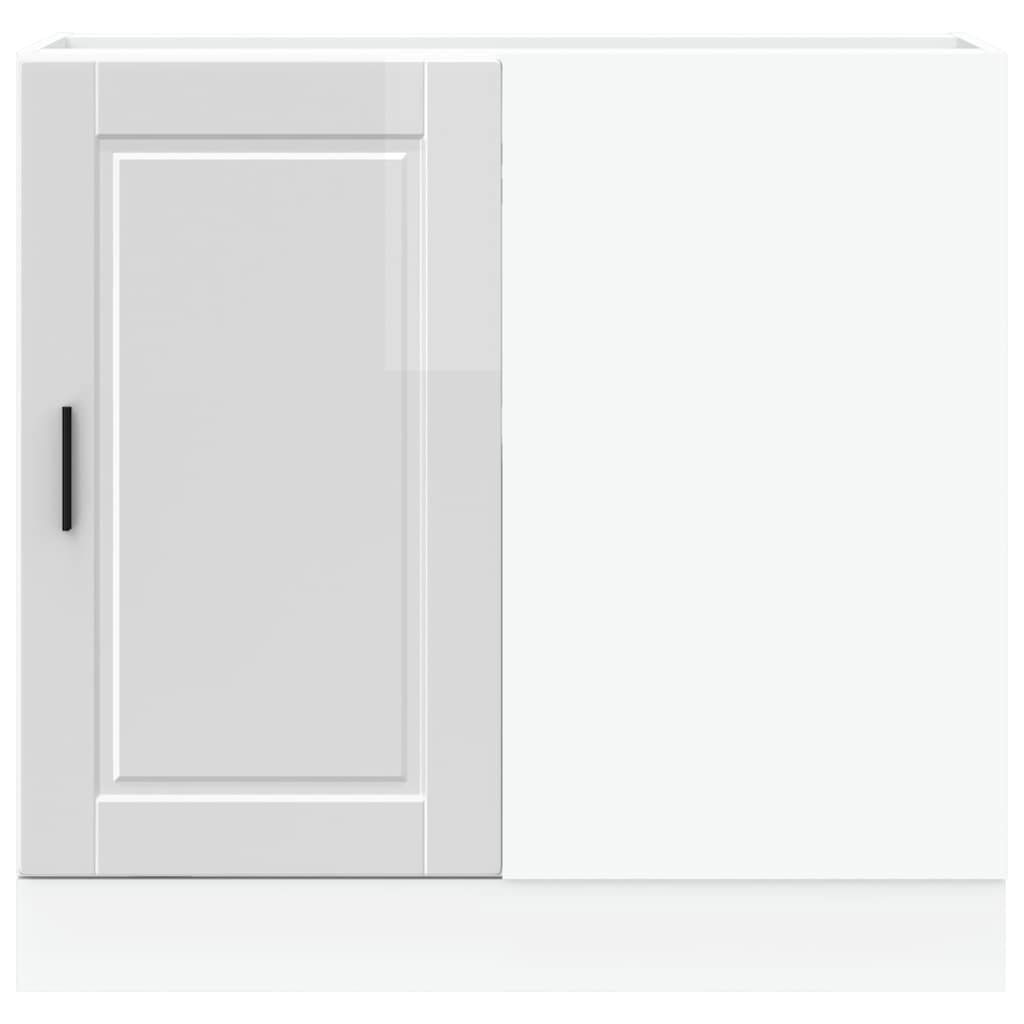 Onderkast "Porto" Hoogglans Wit Bewerkt Hout is nu te koop bij PeponiXL, paradijselijk wonen!