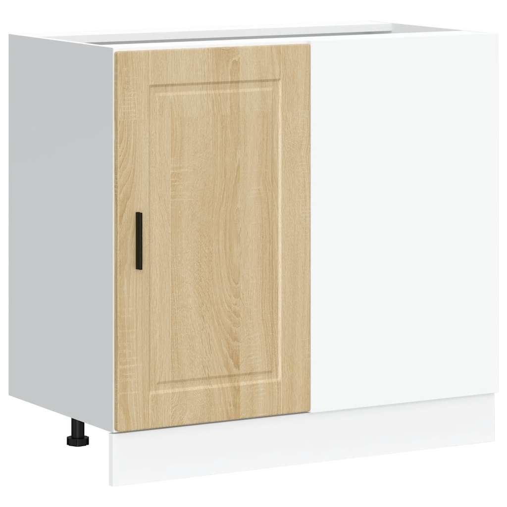 Onderkast Porto bewerkt hout sonoma eikenkleurig is nu te koop bij PeponiXL, paradijselijk wonen!