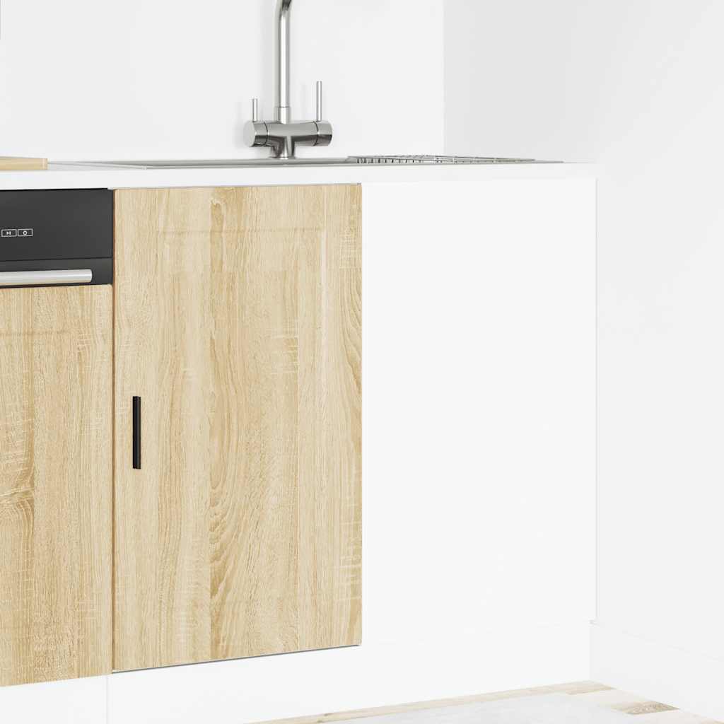 Onderkast Porto bewerkt hout sonoma eikenkleurig is nu te koop bij PeponiXL, paradijselijk wonen!