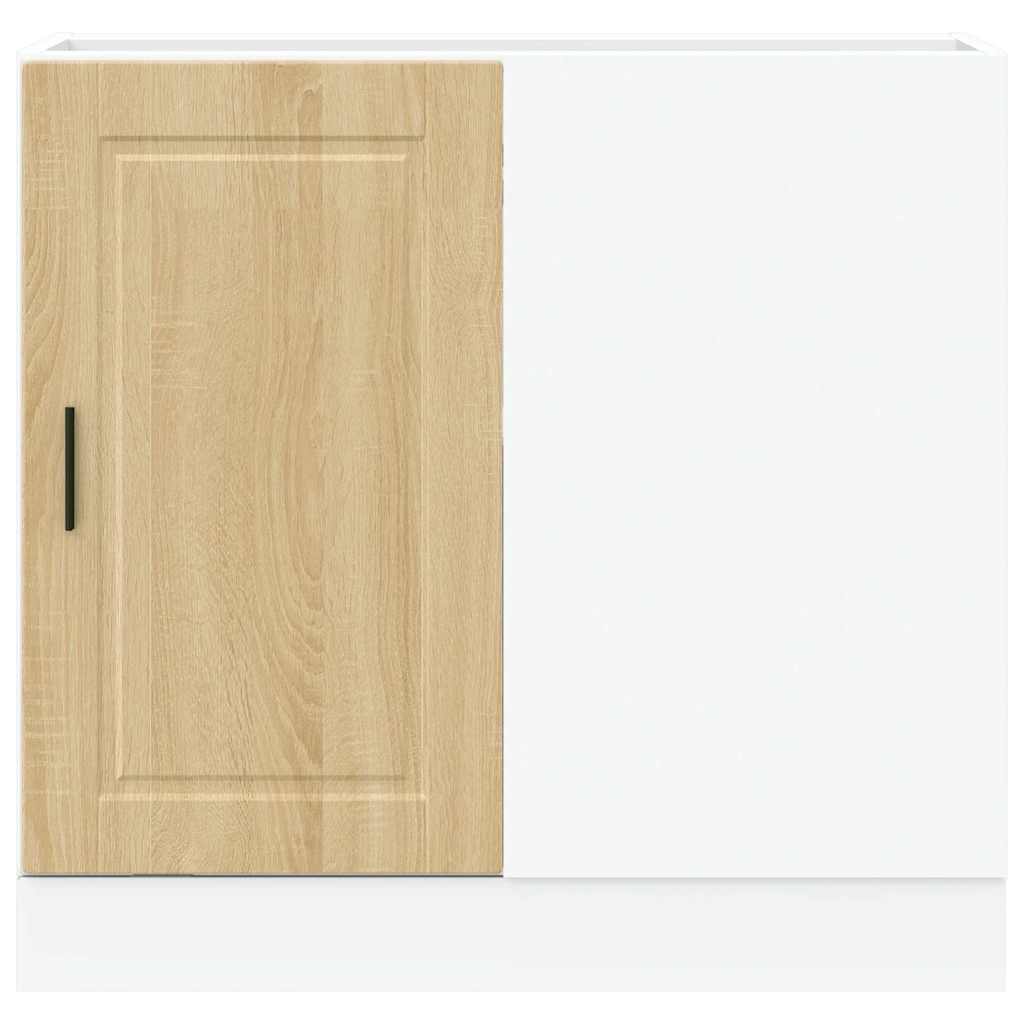 Onderkast Porto bewerkt hout sonoma eikenkleurig is nu te koop bij PeponiXL, paradijselijk wonen!