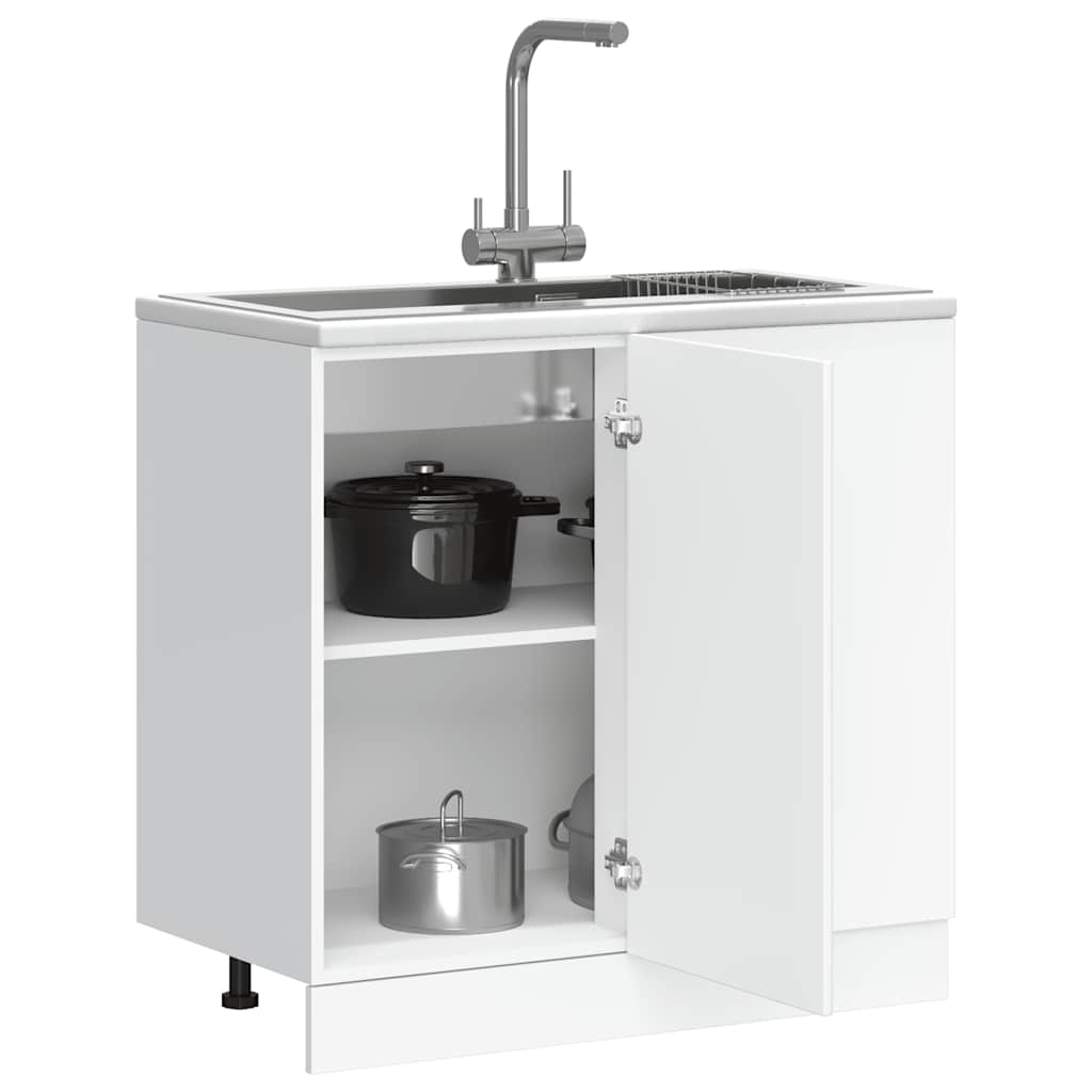 Onderkast Lucca bewerkt hout wit is nu te koop bij PeponiXL, paradijselijk wonen!