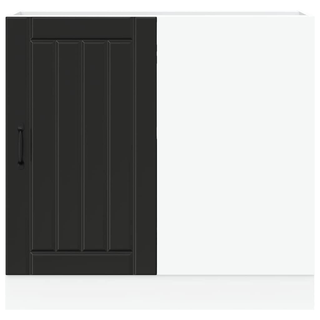Onderkast "Lucca" Zwart Bewerkt Hout is nu te koop bij PeponiXL, paradijselijk wonen!
