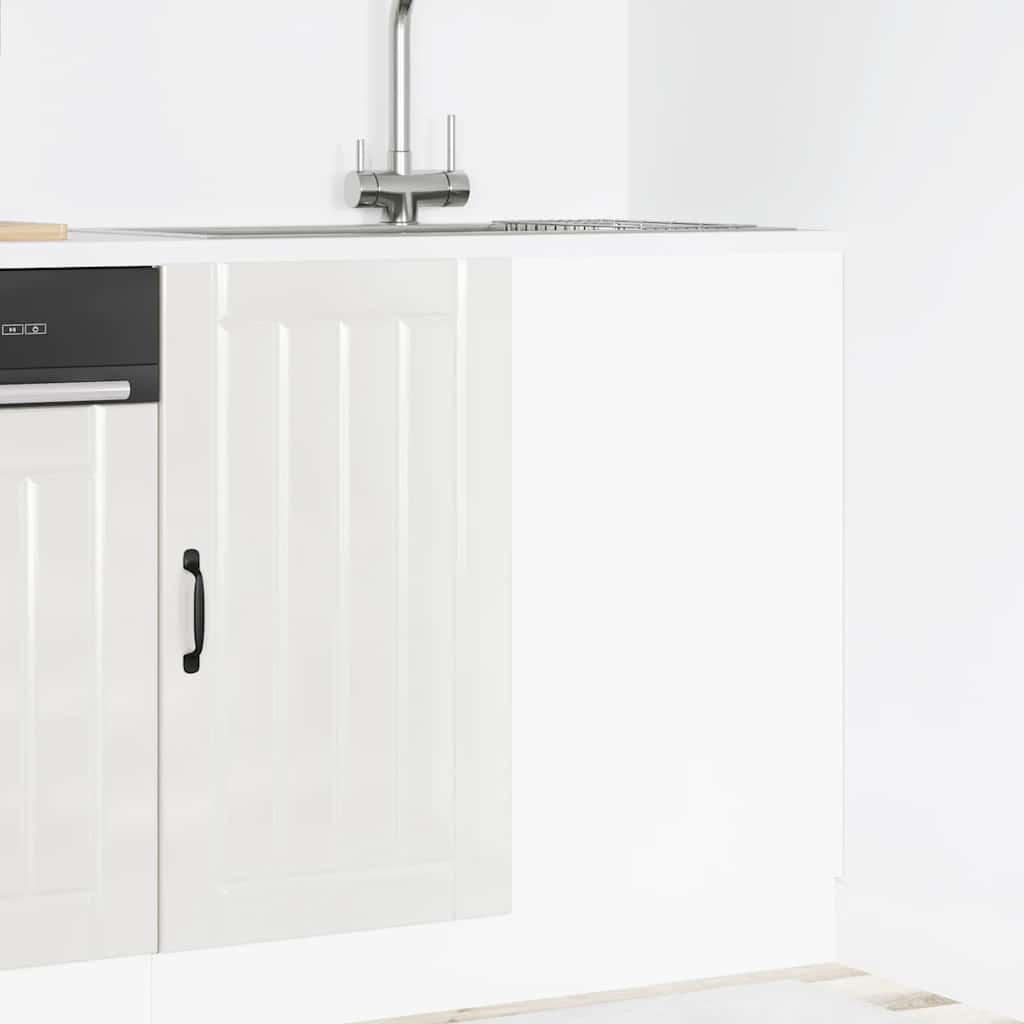 Onderkast "Lucca" Hoogglans Wit Bewerkt Hout is nu te koop bij PeponiXL, paradijselijk wonen!