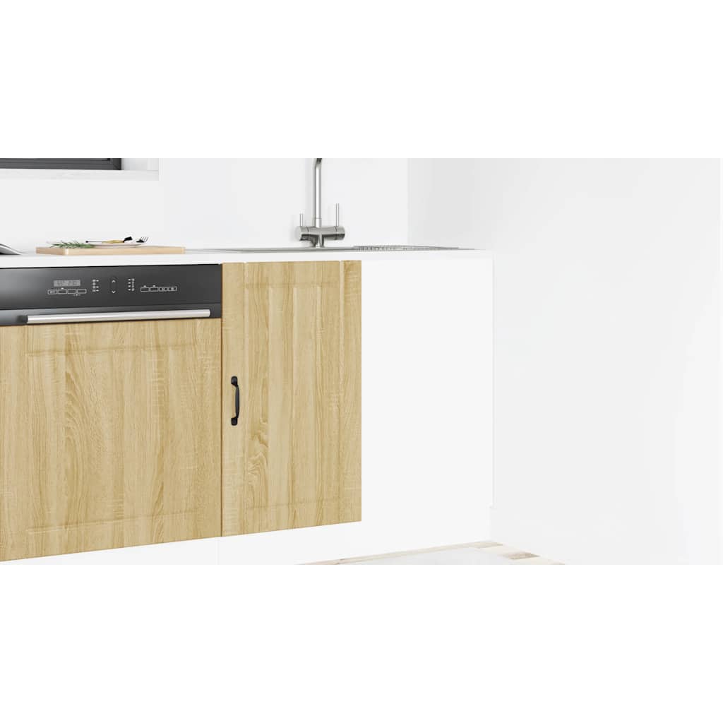 Onderkast Lucca bewerkt hout sonoma eikenkleurig is nu te koop bij PeponiXL, paradijselijk wonen!