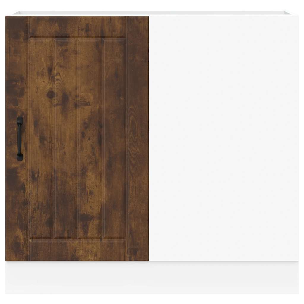 Onderkast Lucca bewerkt hout gerookt eikenkleurig is nu te koop bij PeponiXL, paradijselijk wonen!