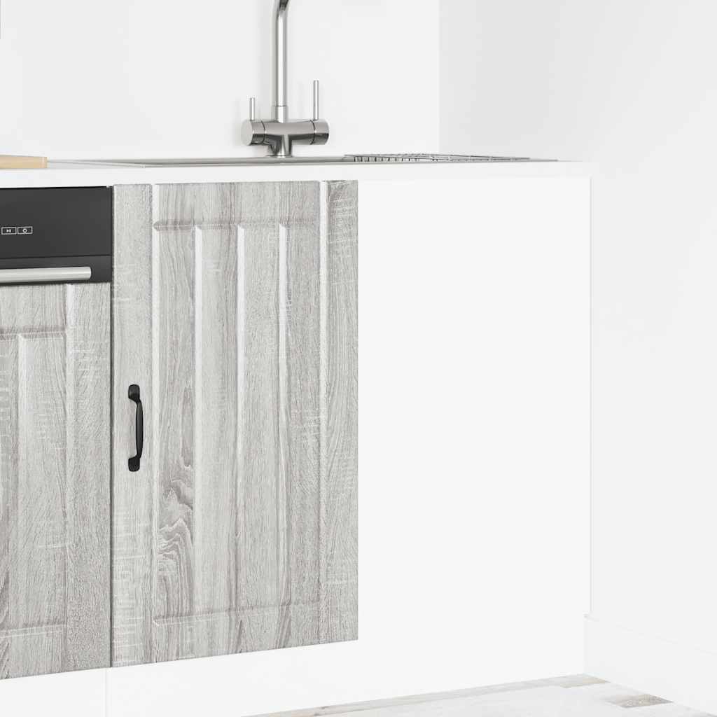 Onderkast Lucca bewerkt hout grijs sonoma eiken is nu te koop bij PeponiXL, paradijselijk wonen!