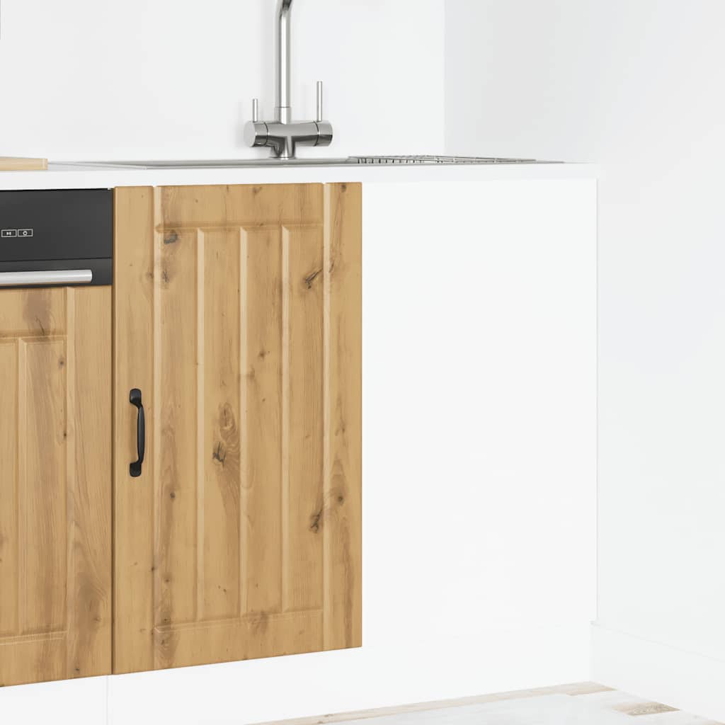 Onderkast Lucca bewerkt hout artisanaal eikenkleur is nu te koop bij PeponiXL, paradijselijk wonen!