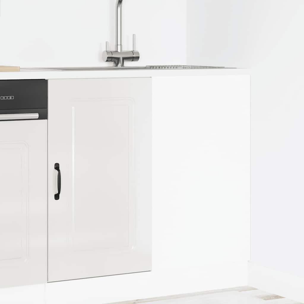 Onderkast "Kalmar" Hoogglans Wit Bewerkt Hout is nu te koop bij PeponiXL, paradijselijk wonen!