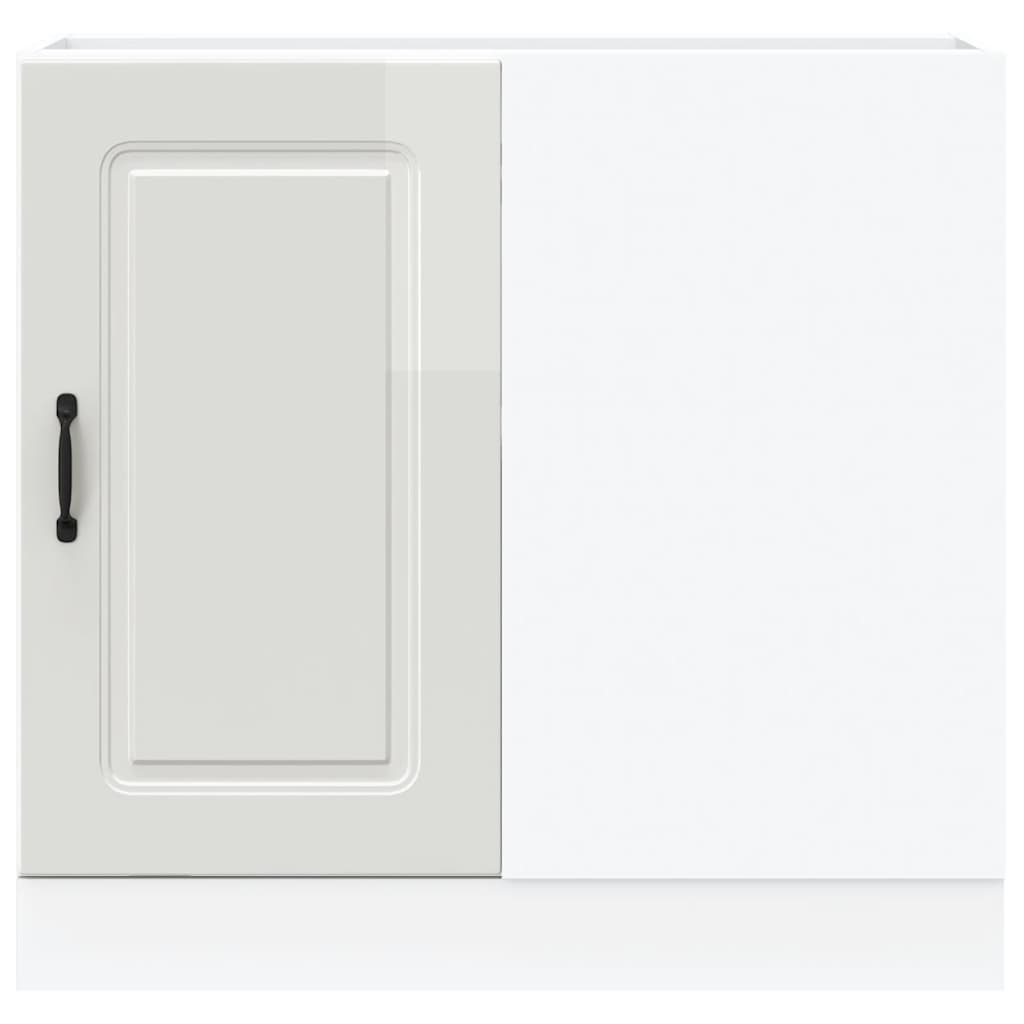 Onderkast "Kalmar" Hoogglans Wit Bewerkt Hout is nu te koop bij PeponiXL, paradijselijk wonen!