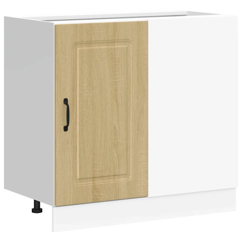 Onderkast Kalmar bewerkt hout sonoma eikenkleurig is nu te koop bij PeponiXL, paradijselijk wonen!