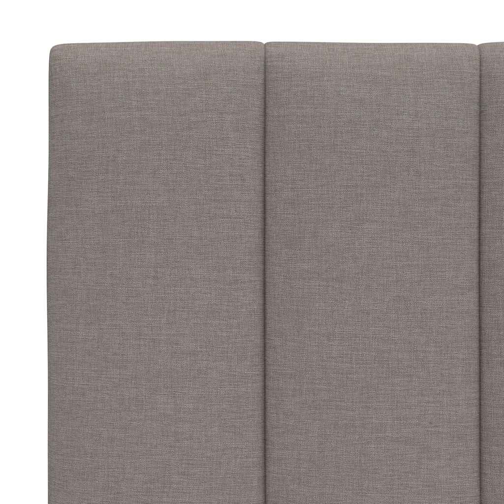 Bedframe zonder matras "Hanko" 80x200 cm stof taupe is nu te koop bij PeponiXL, paradijselijk wonen!